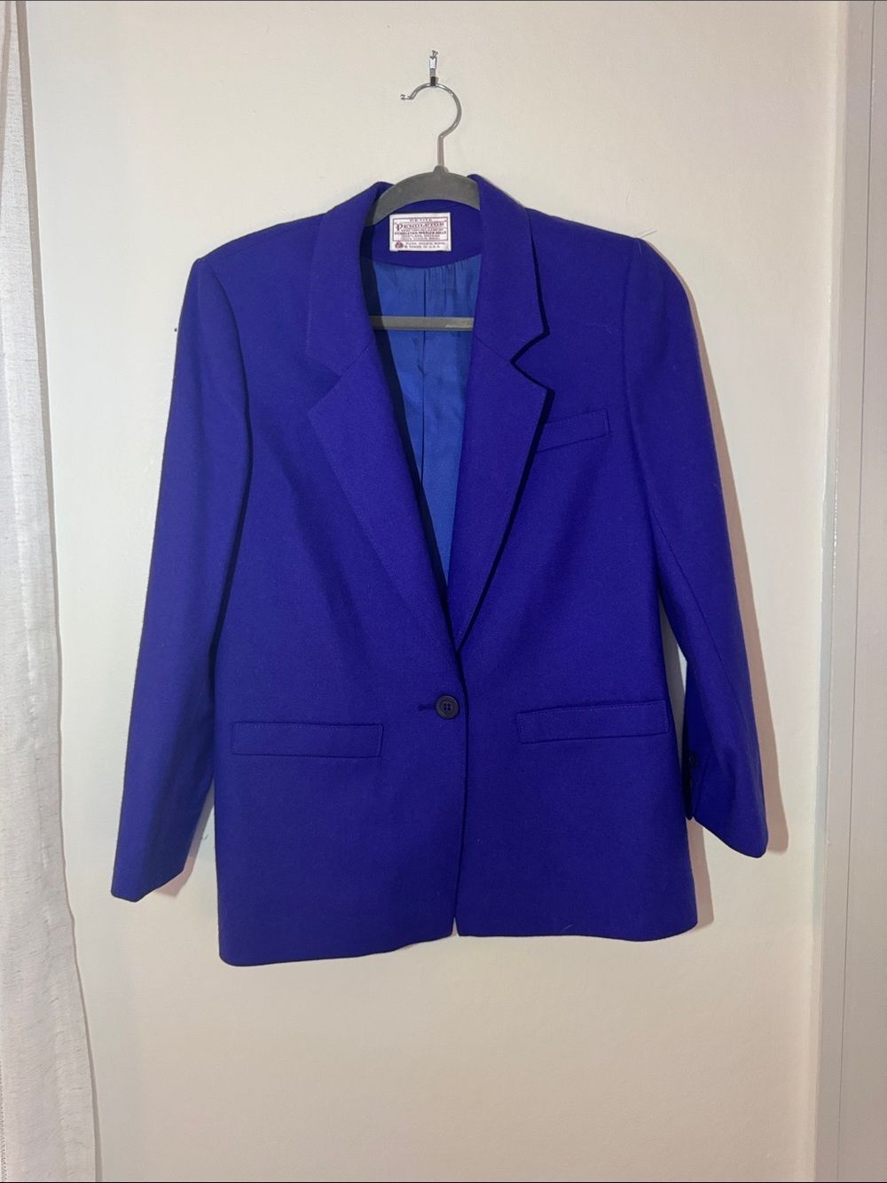 Women's Pendleton Blazer Jacket - Classic Single-Button
